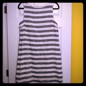Blue/White Striped Linen Dress size S